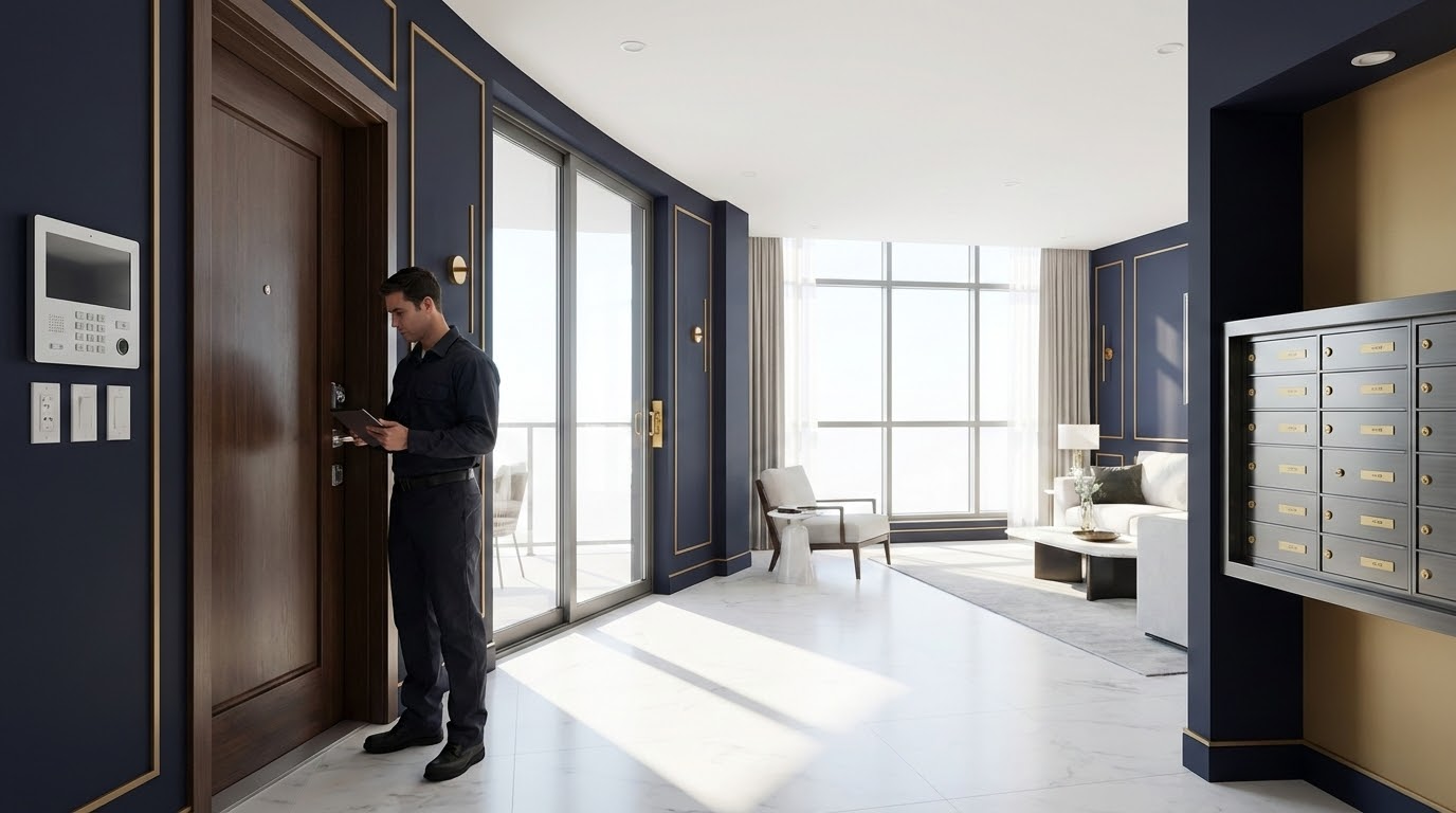 Complete condominium security assessment including all access points in San Antonio