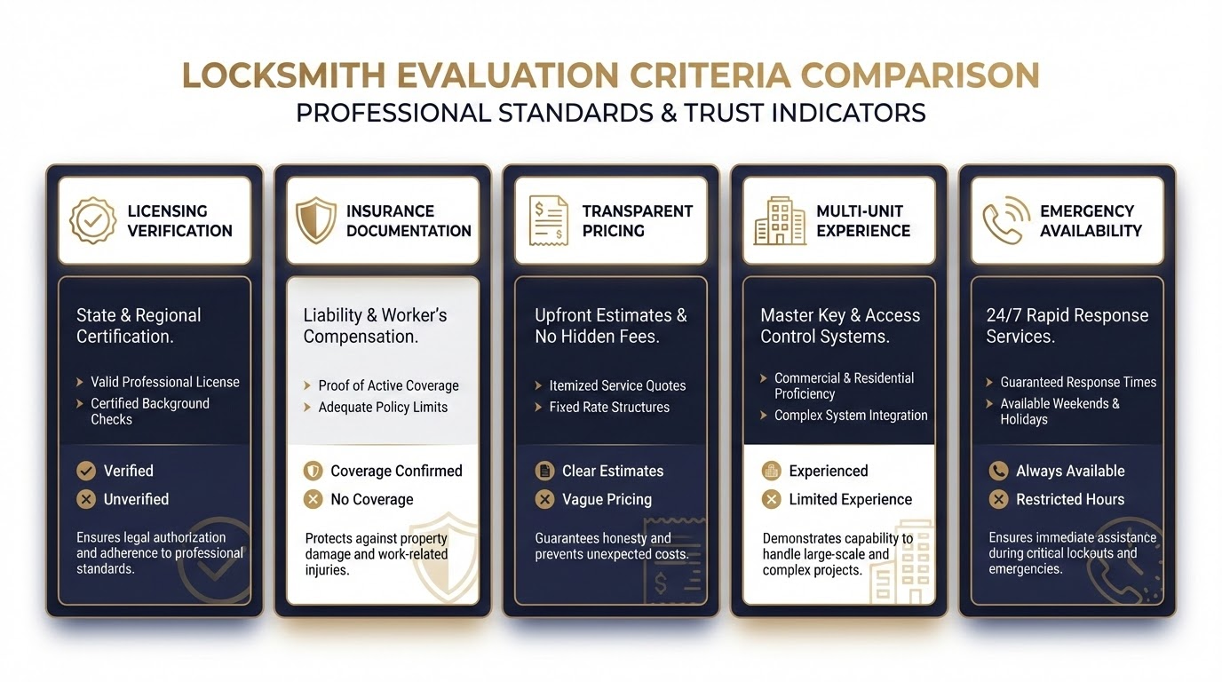 How to choose a licensed property management locksmith in San Antonio Texas