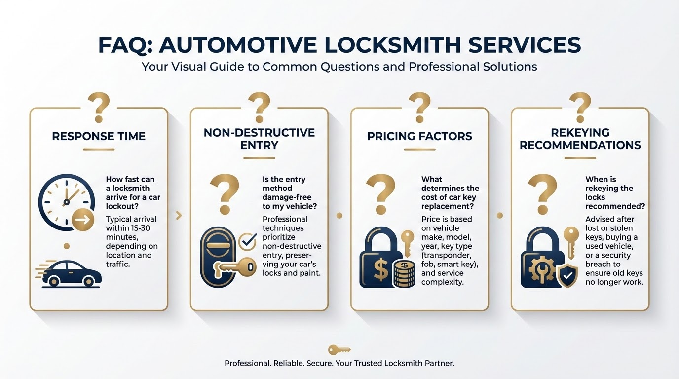 Frequently asked questions about locksmith services in San Antonio