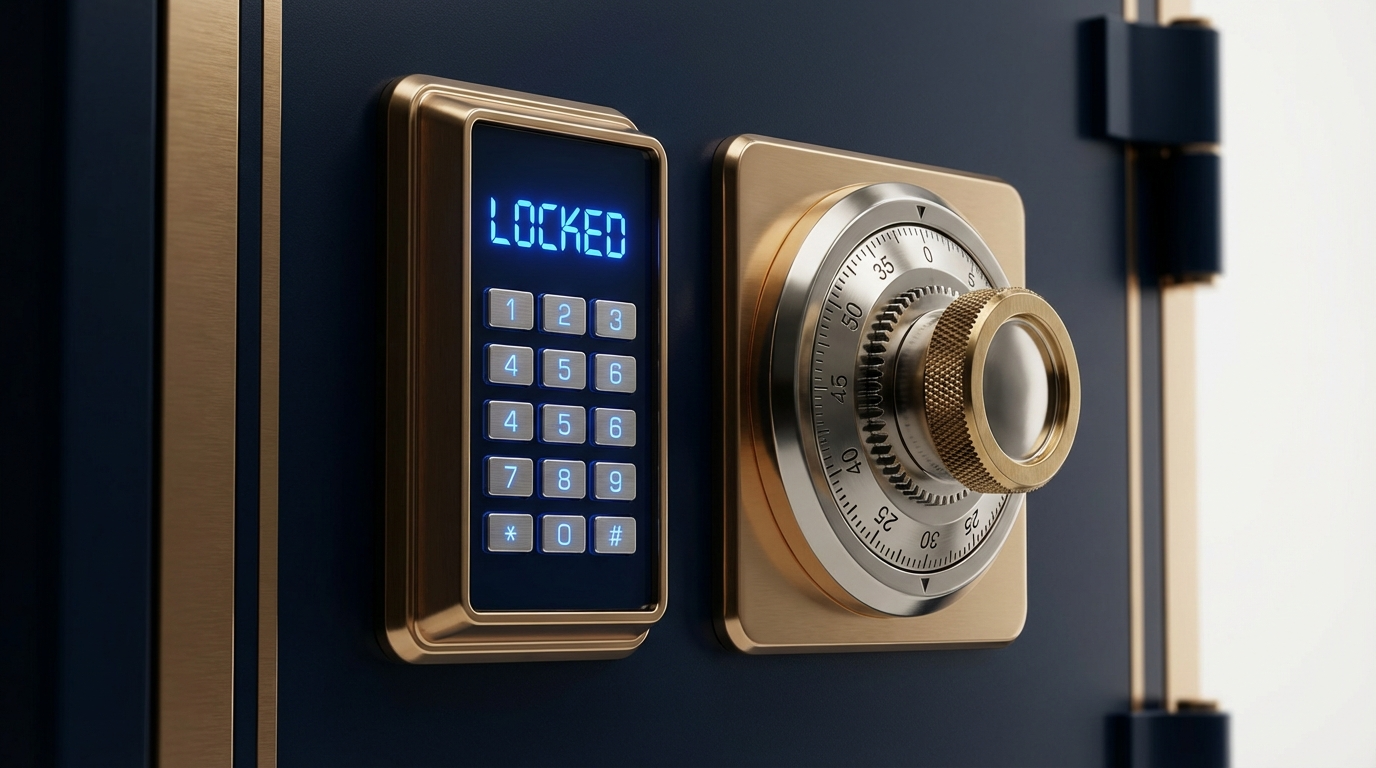 Comparison of electronic keypad and mechanical dial safe locks for jewelry safes