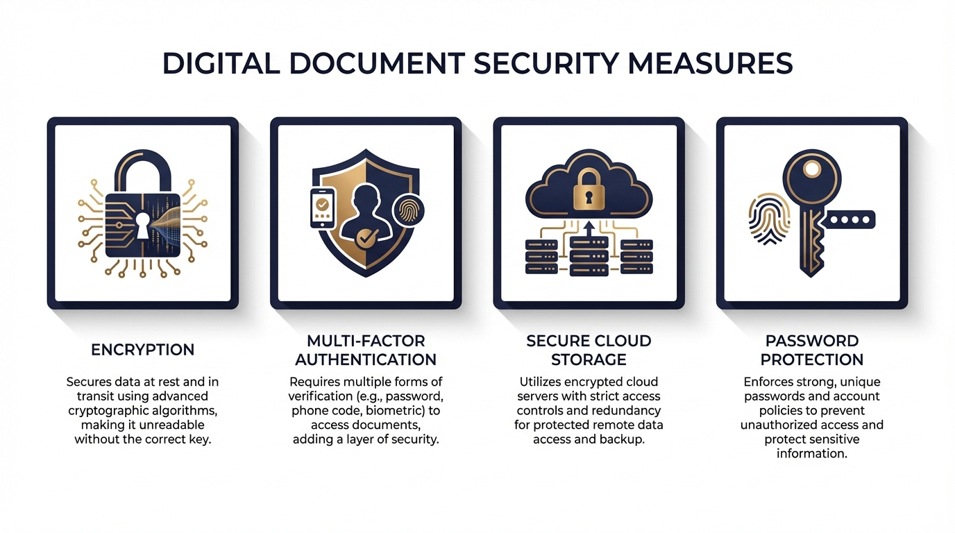 Digital tax document security and protection strategies
