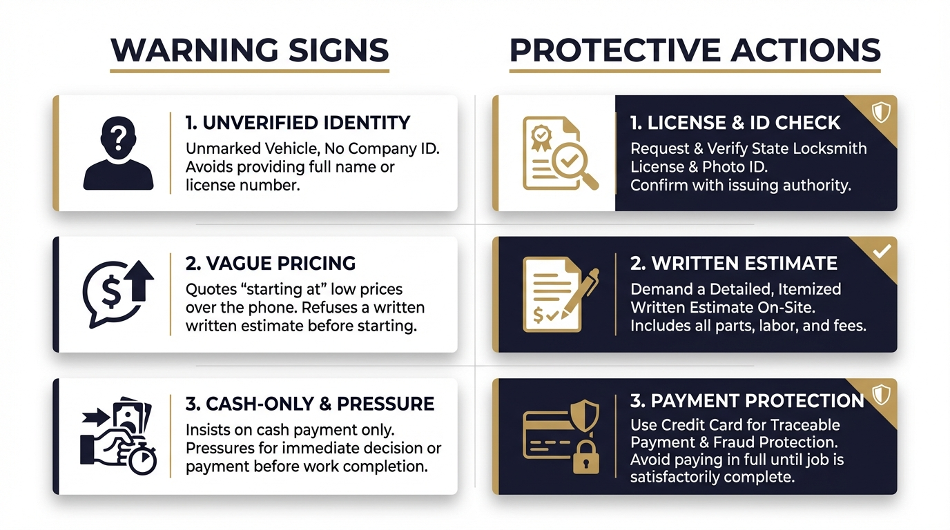Licensed locksmith credentials and Texas DPS verification for smart lock installation