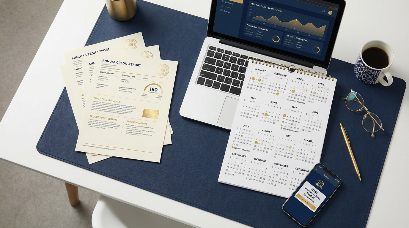 Year-round financial document security practices