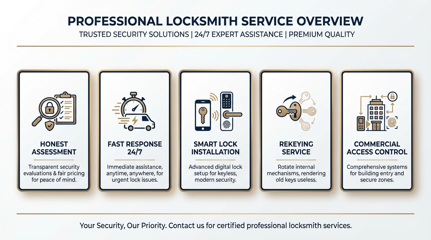 Immediate Response Locksmith technician consulting with a San Antonio homeowner about smart lock and deadbolt options